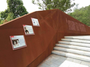 贵定耐候钢挡土墙